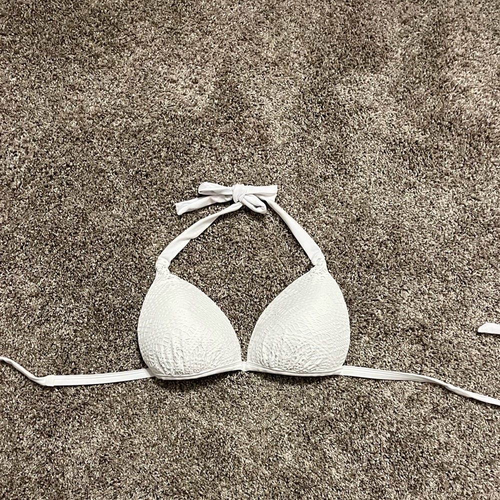 White bikini top